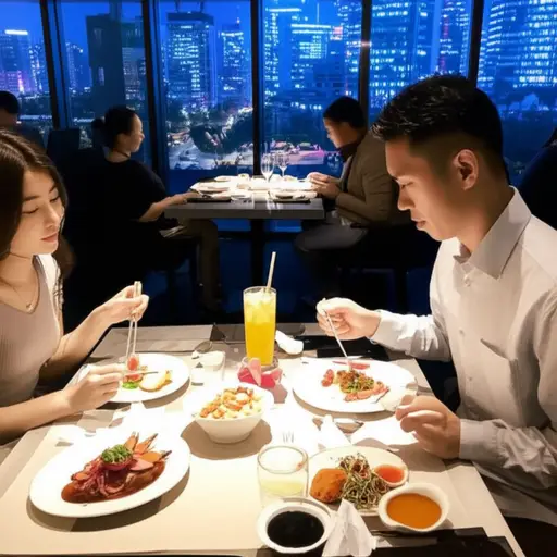 我们外出就餐的次数比以前多得多。