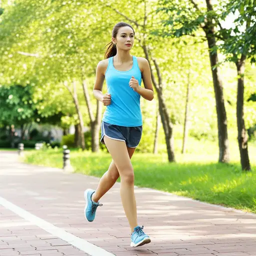 她每天跑步，想成为一名更好的跑步者。