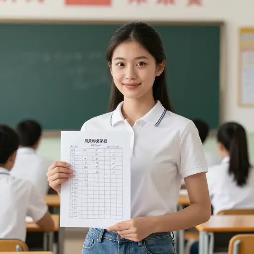 她的考试分数是95分（满分100分）。