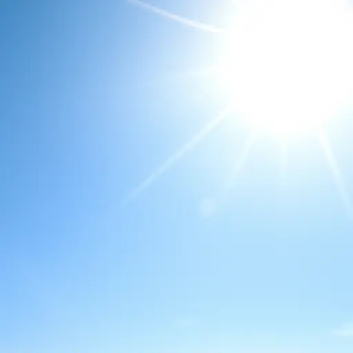 幸运的是，现在天气晴朗。