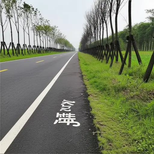 这条路的长度是两公里。