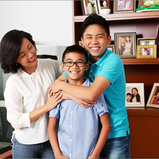 我最好的朋友是被收养的，但他和父母关系非常亲密。