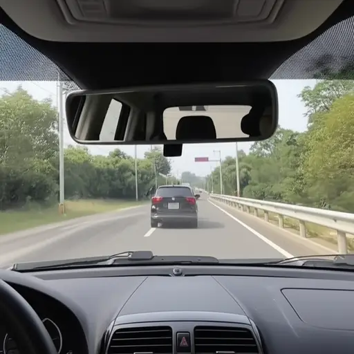 汽车的后视镜很重要。