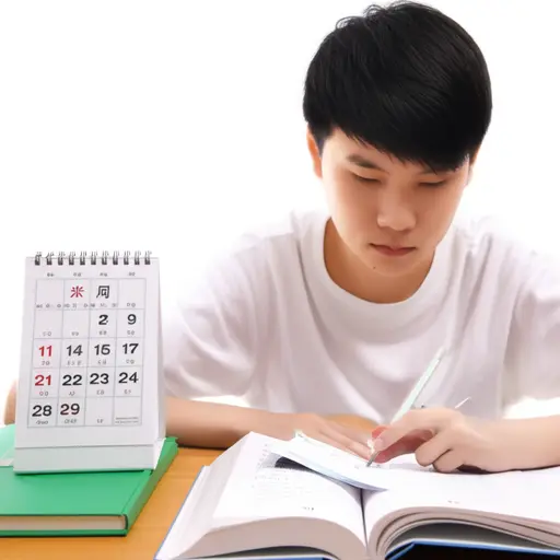 我下周得参加一场考试。