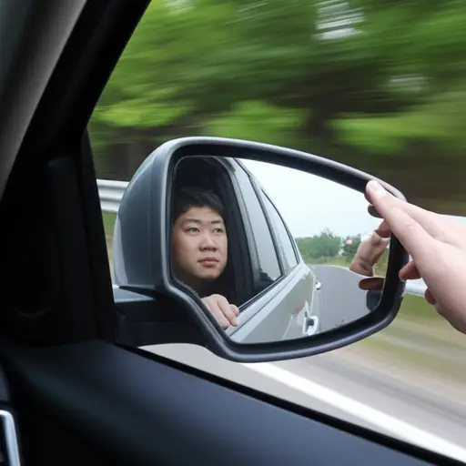 开车时，记得检查你的右侧后视镜。