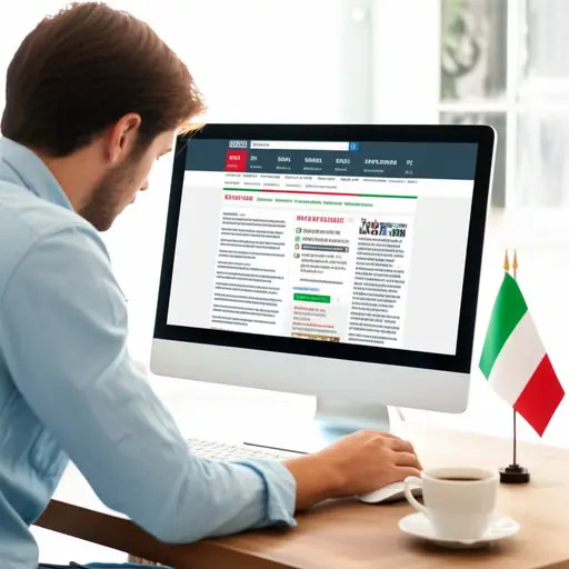 我对意大利的政治生活非常感兴趣，并且想一直获取新闻。