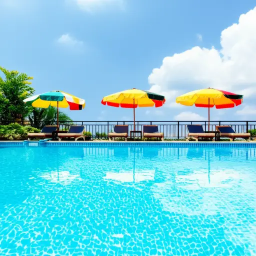 我喜欢这个地方，因为我喜欢游泳。