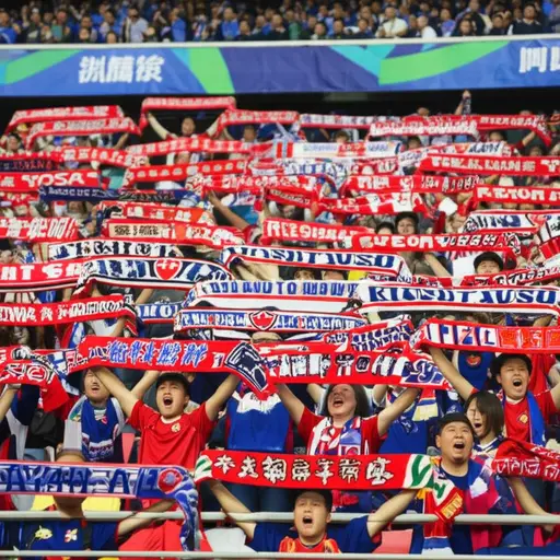 许多当地人支持他们家乡的球队。