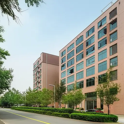 学校靠近我家。