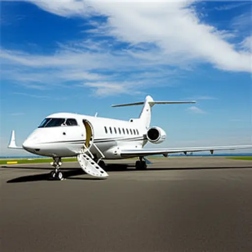 他拥有一架豪华的私人喷气式飞机。