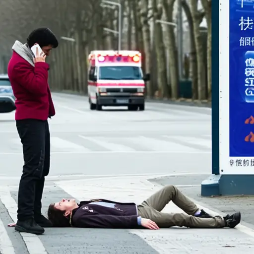 如果你看到有人受伤，请帮忙叫救护车。