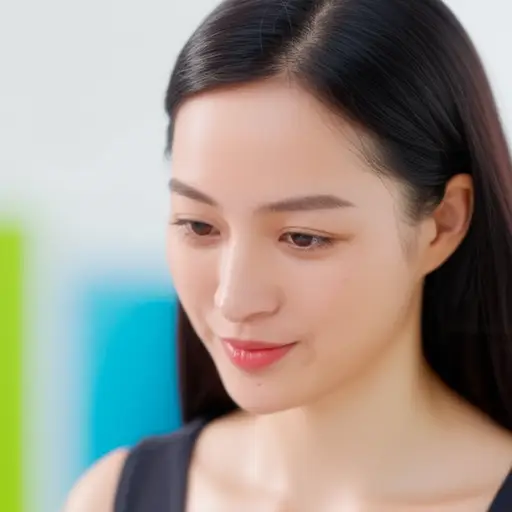 她轻声说："别担心。"