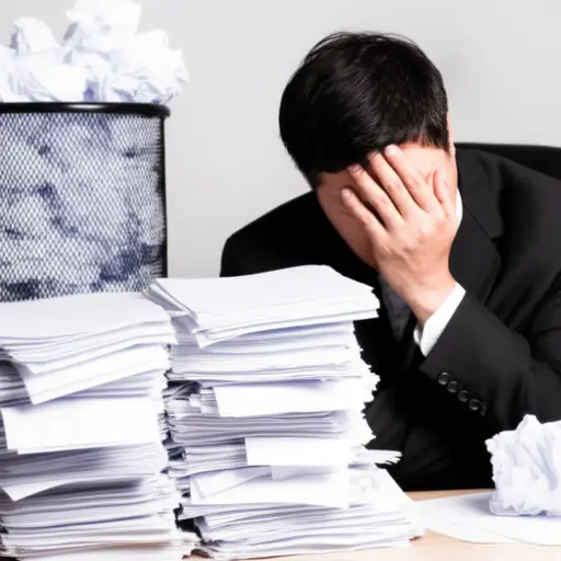 不必要的文书工作应不惜一切代价避免。