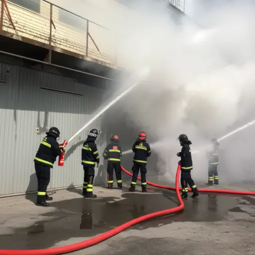 他们设法扑灭了火灾。