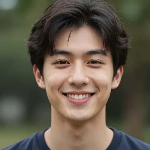 对着镜头笑一笑。这才像话嘛。