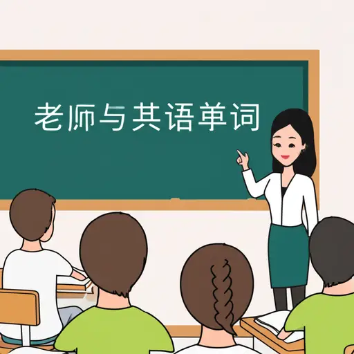 今天的英语课我们学习了五个新单词。