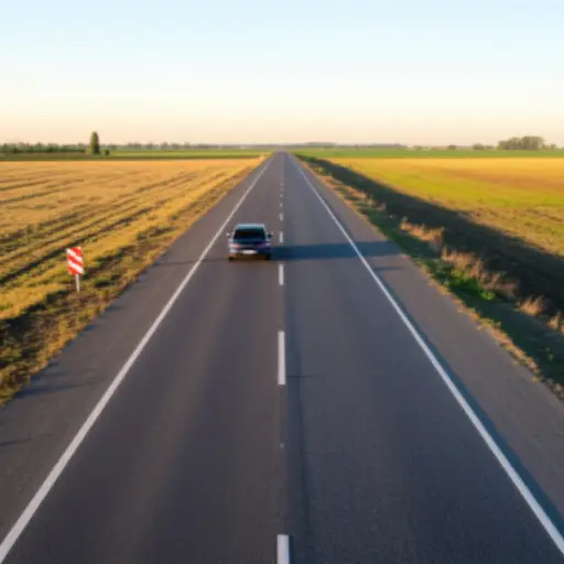 开车直到路的尽头。