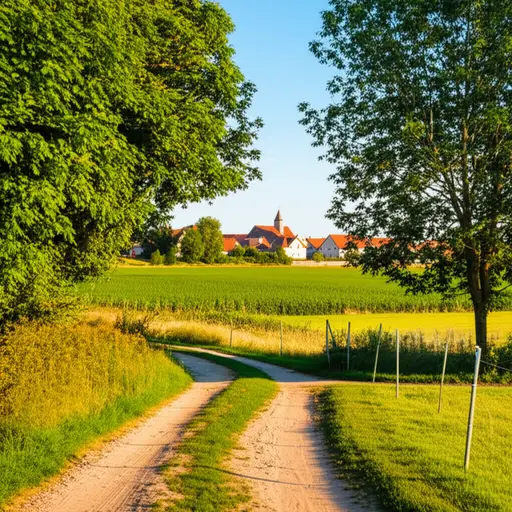 我祖母住在离我们不远的一个小镇上。