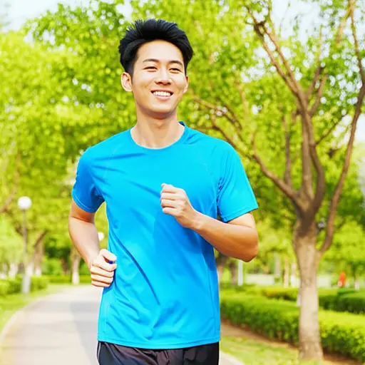 我每天锻炼，所以身体一直很好。