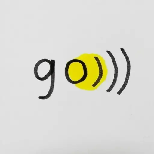 'go'中的'o'是一个长元音。