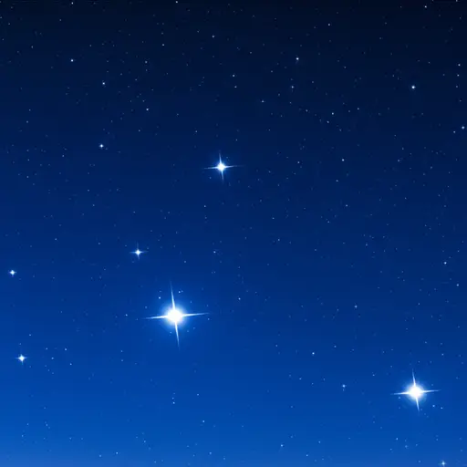 看，天上有一颗很亮的星星。