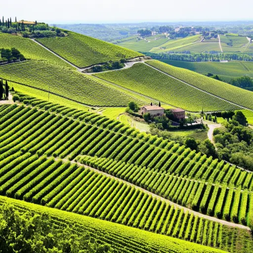 乡村，如基安蒂，宁静而寂静。