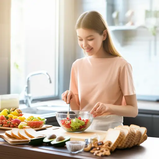 自从开始这种新饮食后，她的健康显著改善了。