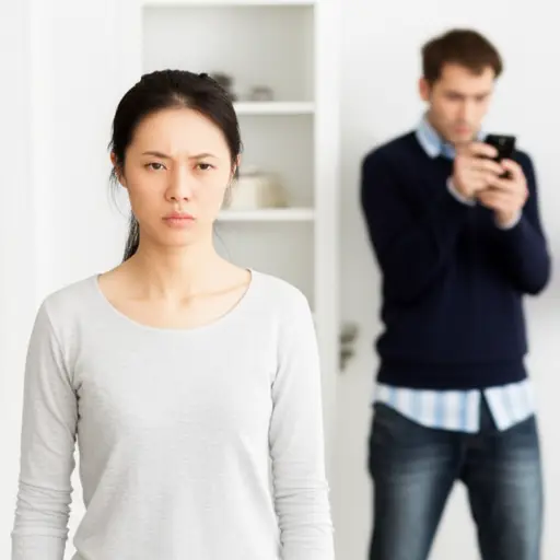 他似乎没有注意到，这让我很不安。