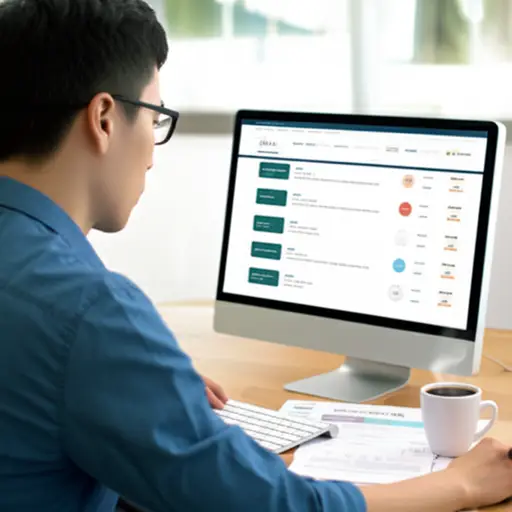 他想要一份(IT)行业的工作。