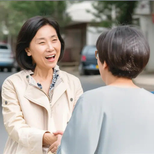 我20年没见她了，但我立刻认出了她。