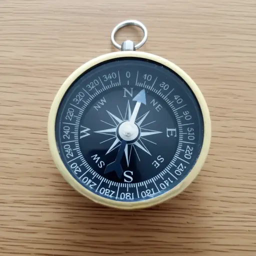 指南针的点是北、南、东和西。