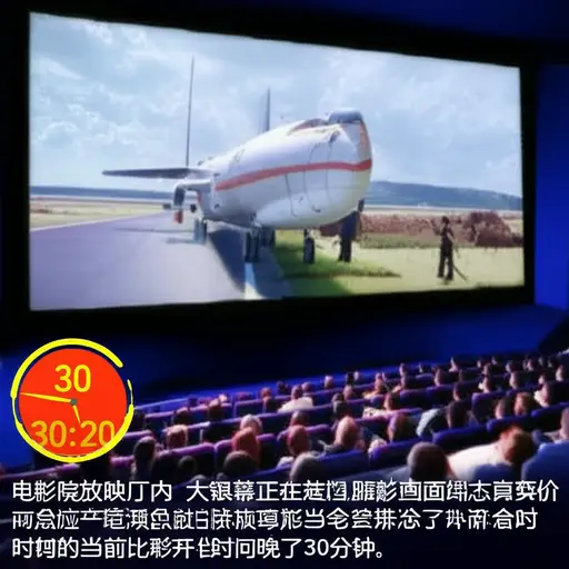 电影半小时前就开始了。