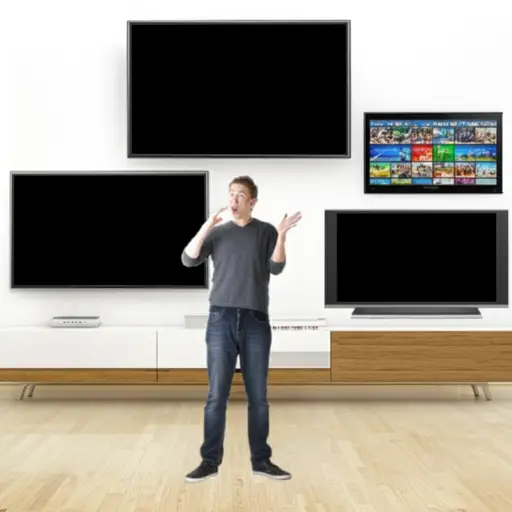 我家只有一台电视机？你一定是在开玩笑！我们需要四台电视机！