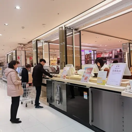 这家商店为大额购买提供免息信用。