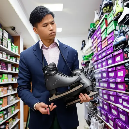 我需要买一双新的溜冰鞋。