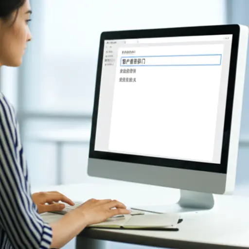 她向客户服务部门发送了一个询问。