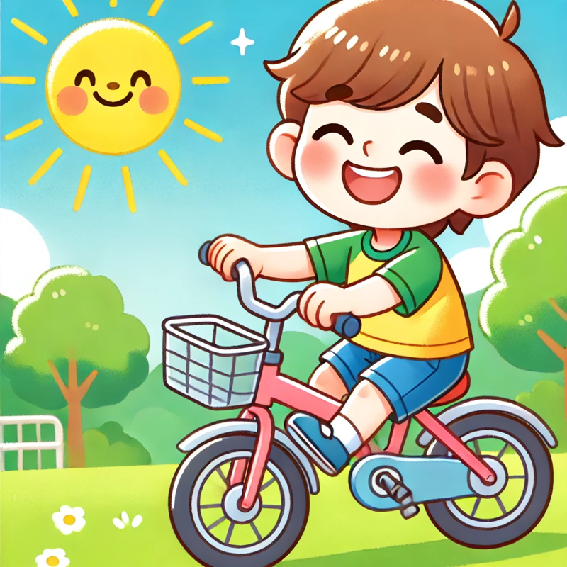 这是我的新自行车！