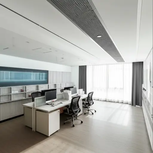 办公室有很好的空调。