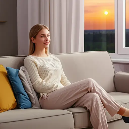 她承认她宁愿待在家里。