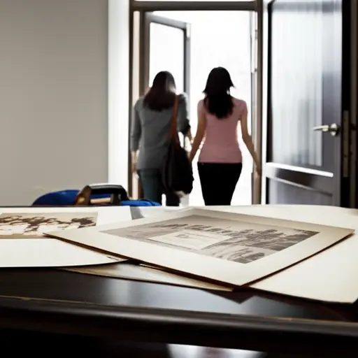 疏散时，他们不得不留下珍贵的家庭照片。