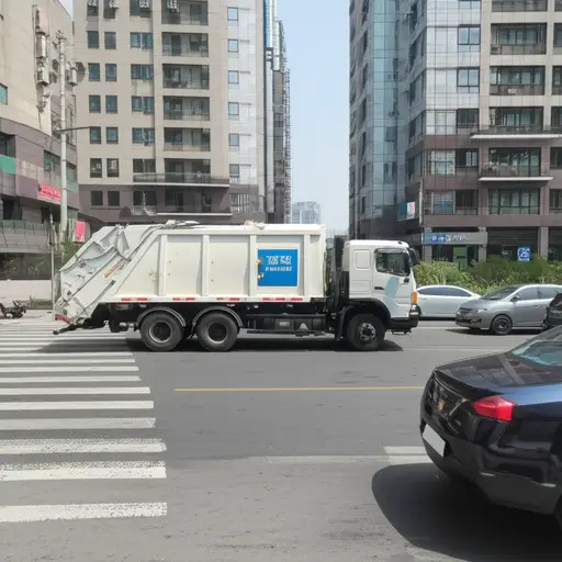 那个声音是一辆垃圾车发出的。