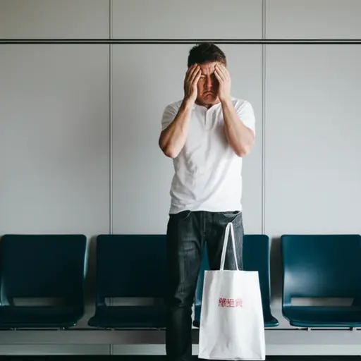 我懊恼地发现我把包落下了。