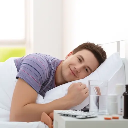 他过几天就会好起来。