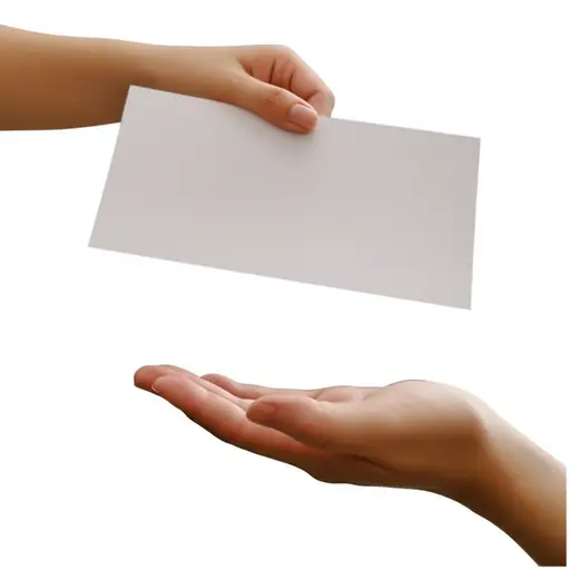 请给我一张纸。