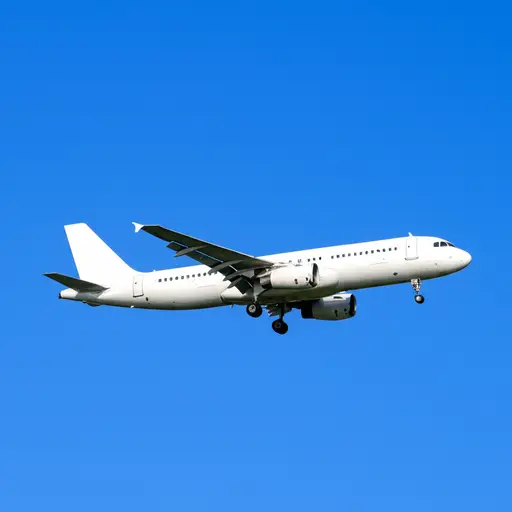 看！天上有架飞机。