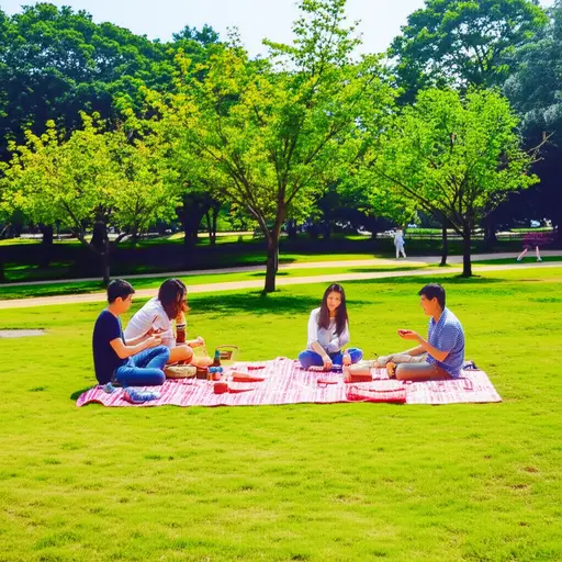 公园是野餐的好地方。