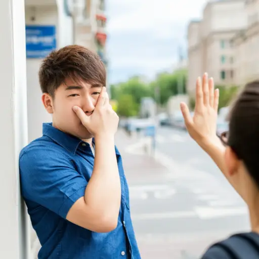 他遇到了麻烦，但他拒绝了我所有的帮助提议。