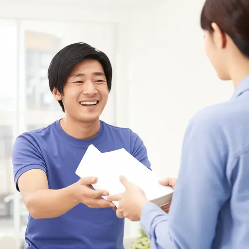 “给你。”“谢谢。”