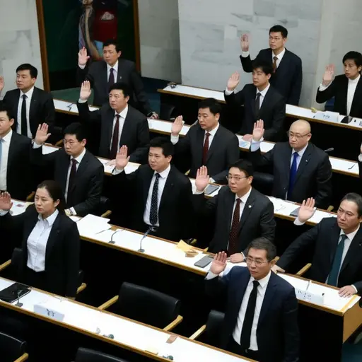 他所在政党的成员投票反对该法案。