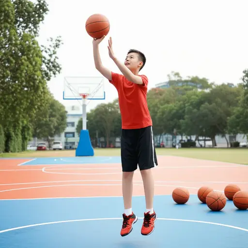 我表弟对篮球非常着迷。